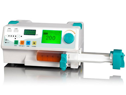 Single Channel Syringe Pump With Drug Library