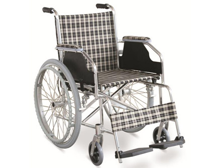 Simple Ultralight Wheelchair With Dual Cross Brace