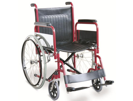 Red Manual Wheelchair