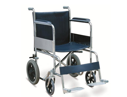 Steel Transport Wheelchair