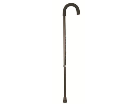 Height Adjustable Lightweight Round Handle Walking Cane